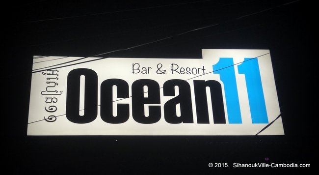 Ocean 11 Resort and Bar in SihanoukVille, Cambodia.