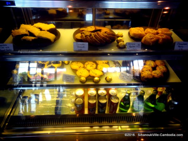 Cafe Awaken Coffee Shop and Sweets in SihanoukVille, Cambodia.