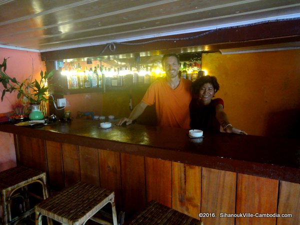 Step Inn Whisky Bar in SihanoukVille, Cambodia.