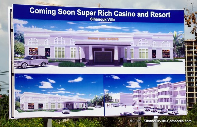 Super Rich Casino and Resort in SihanoukVille, Cambodia.