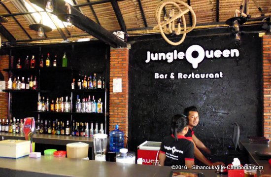 Jungle Queen Restaurant & Bar in SihanoukVille, Cambodia.