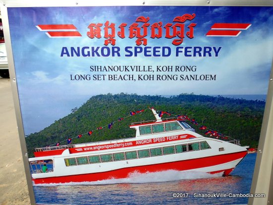 Angkor Speed Ferry in SihanoukVille, Cambodia.