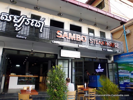 Sambo Steak House in SihanoukVille, Cambodia.