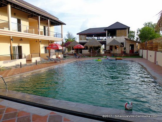 Longfeng International Hotel.  Eat, Sleep, Swim in SihanoukVille, Cambodia.