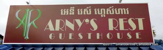 Arny's Rest Guesthouse in SihanoukVille, Cambodia.