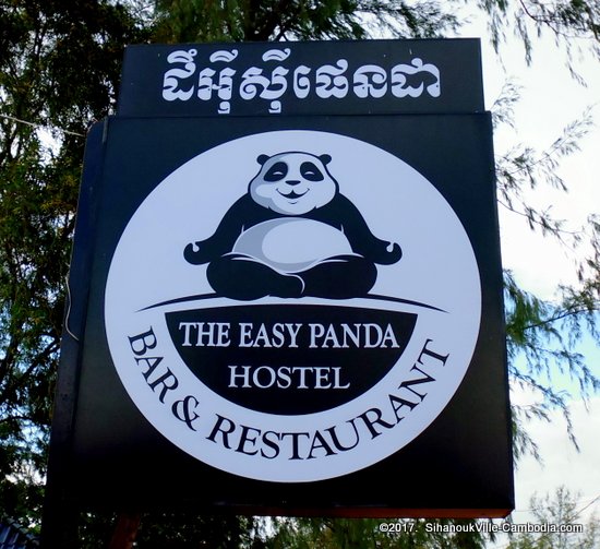 The Easy Panda Hostel in SihanoukVille, Cambodia.