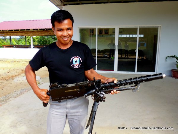 Cambodian Gun Club in SihanoukVille, Cambodia.