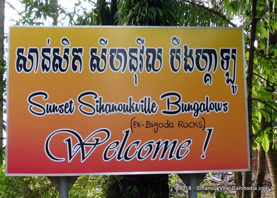 Sunset SihanoukVille Bungalows in Sihanoukville, Cambodia.