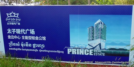 Prince Real Estate in SihanoukVille, Cambodia.