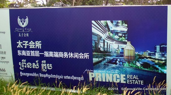 Prince Real Estate in SihanoukVille, Cambodia.