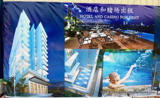 Hotel Casino for Rent in SihanoukVille, Cambodia.