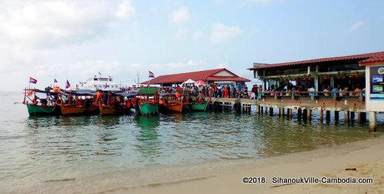 Boating and Fishing in Sihanoukville, Cambodia.