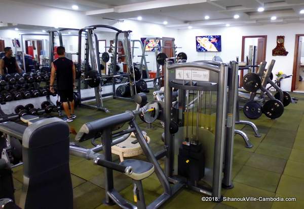King Sport Club Gym in SihanoukVille, Cambodia.
