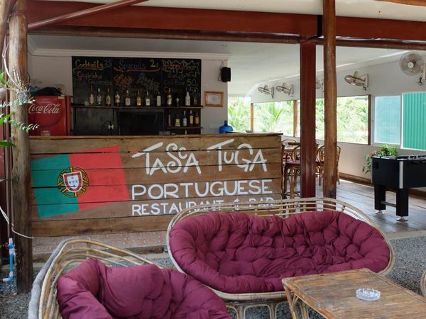 Tasca Tuga Portuguese Restaurant and Dorms in SihanoukVille, Cambodia.  Otres Village.