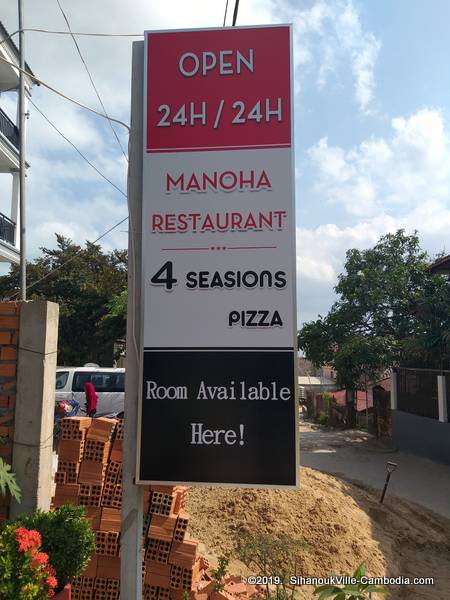 Manoha Restaurant in Sihanoukville, Cambodia.