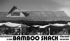 bamboo shack, beach, sihanoukville, cambodia