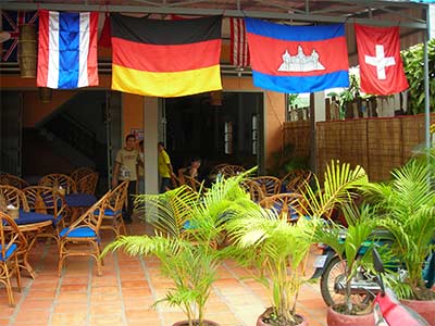 The Bavarian Guesthouse in Sihanoukville, Cambodia.