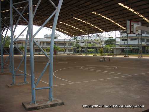 basketball / volleyball court