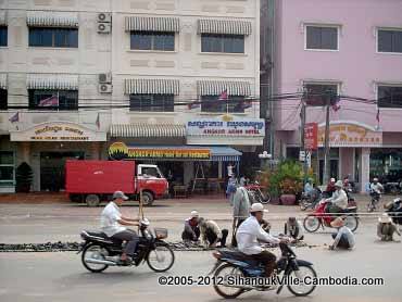 downtown, sihanoukville, cambodia