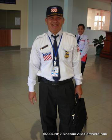 security at the sihanoukville cambodia airport