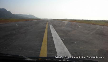 runway at the sihanoukville airport